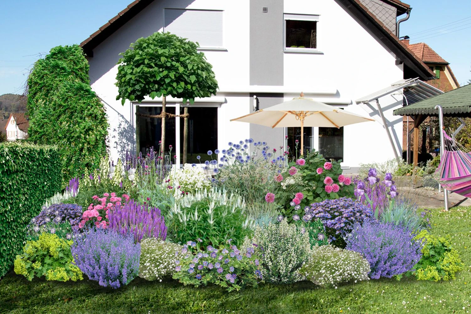 Traumhaftes Terrassenbeet (Doppelte Freude Durch Zwei Ansichtsseiten) 3 Traumhaftes Terrassenbeet (Doppelte Freude Durch Zwei Ansichtsseiten)